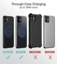 מדבקה מגנטית להצמדת מכשיר לטעינה אלחוטית דומגא 2